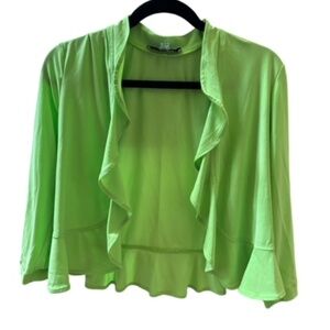 Danny and Nicole Women's Cropped Jacket Cardigan Shrug